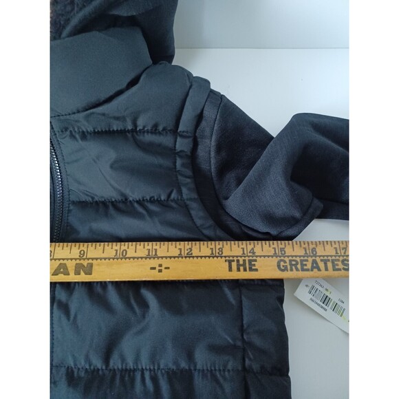 NWT Frost Free Puffer Hooded Jacket w/ Thumb Holes Black Boys XS 5 - Picture 4 of 8